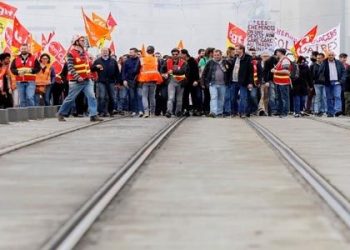 Huelga de ferroviarios franceses