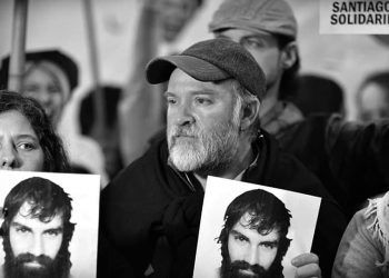 Sergio Maldonado: «La juventud se identifica con Santiago, nos llena de orgullo en la forma que se lo recuerda y se pide justicia».