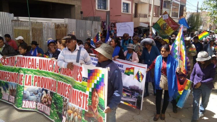 En el norte argentino y Bolivia, también se marchó por la Soberanía