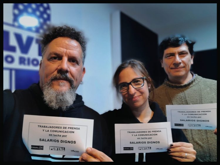 El reclamo de periodistas por «salarios dignos»