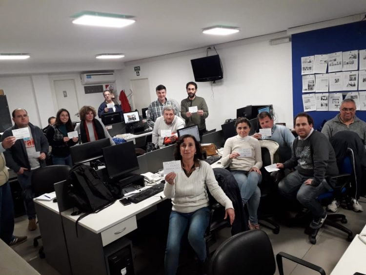 El reclamo de periodistas por «salarios dignos»