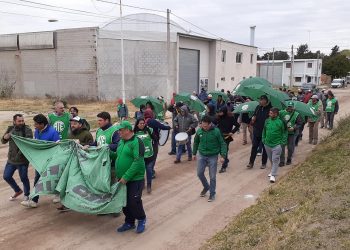 ATE se movilizó y acordó aumento en Sampacho