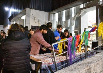 Un año de organización de un mercado solidario de alimentos en la ciudad