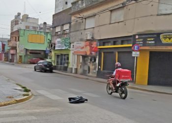 Deliverys de las apps realizaron protesta por precariedad y aumento salarial