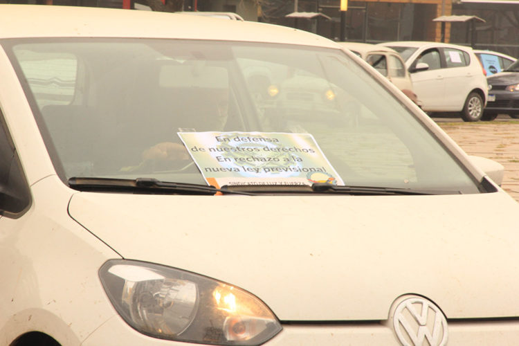 Masiva protesta contra la reforma jubilatoria