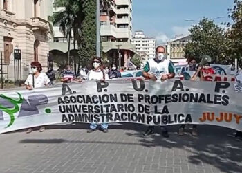 Paro de profesionales en Jujuy