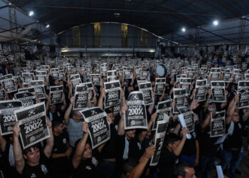 Paro de trabajadores del neumático