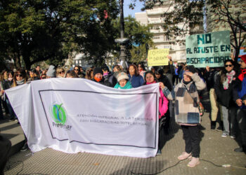 Paro y movilización del sector de discapacidad en rechazo a la desregulación