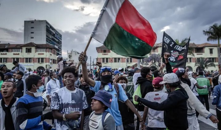 Madagascar protesta.
